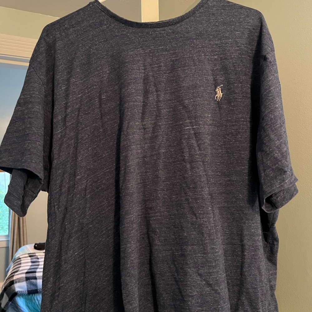 Men’s Polo Ralph shirt size 2xl xxl heathered blue